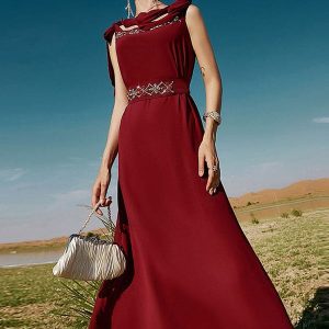 Robe Sans Manches Bourgogne