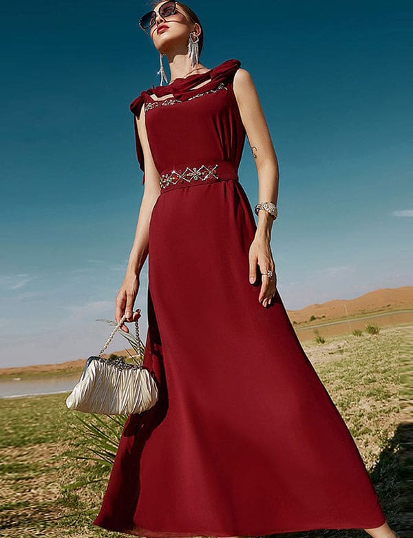 Robe Sans Manches Bourgogne