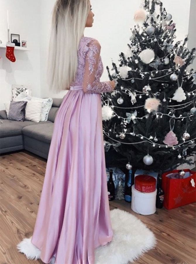 Robe de Bal à Manches Longues – Image 6