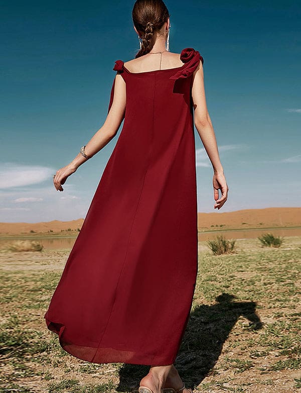 Robe Sans Manches Bourgogne – Image 5