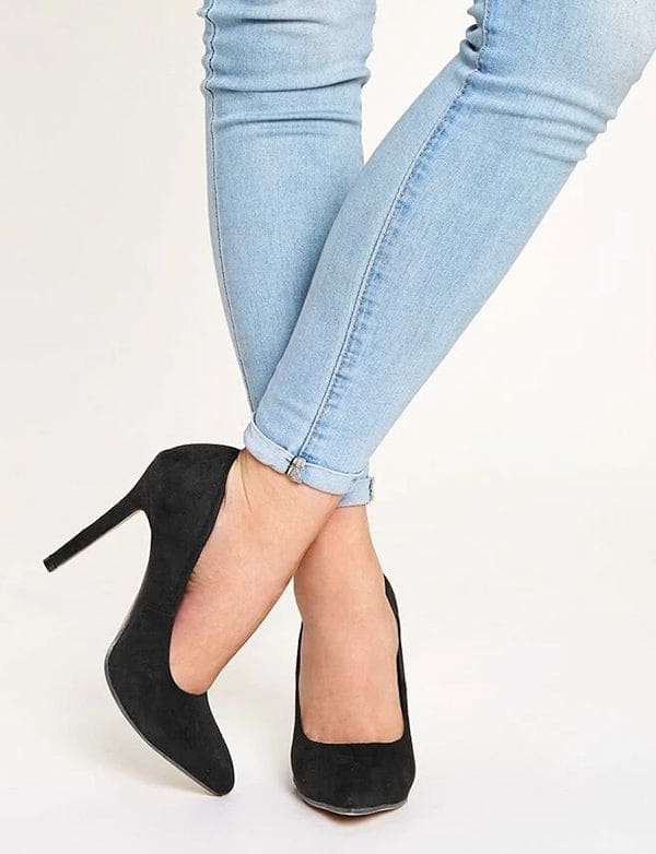 Chaussures à Talons Aiguilles en Suédine à Bout Pointu – Image 5