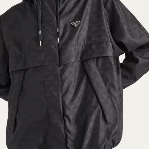 Prada Zip Up 3/4 Black