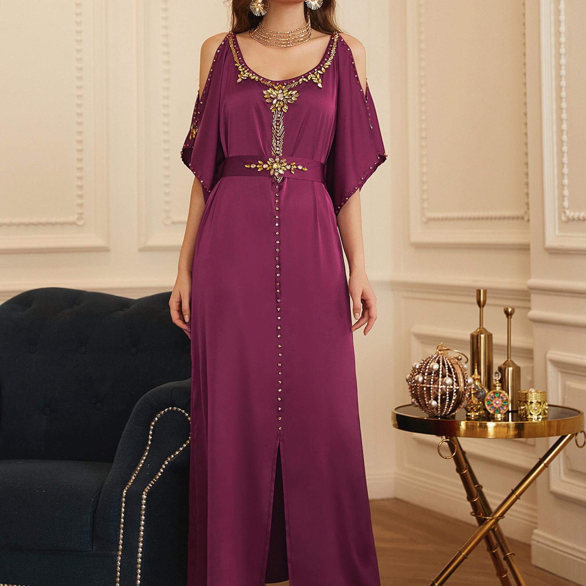 Djellaba Marocaineavec Broderie – Image 6