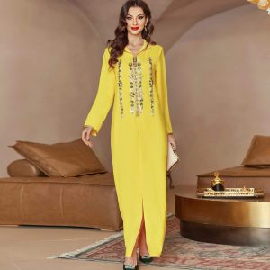 Djellaba MarocaineJaune