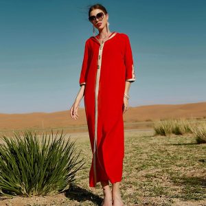 Caftan MarocainCouleur Rouge