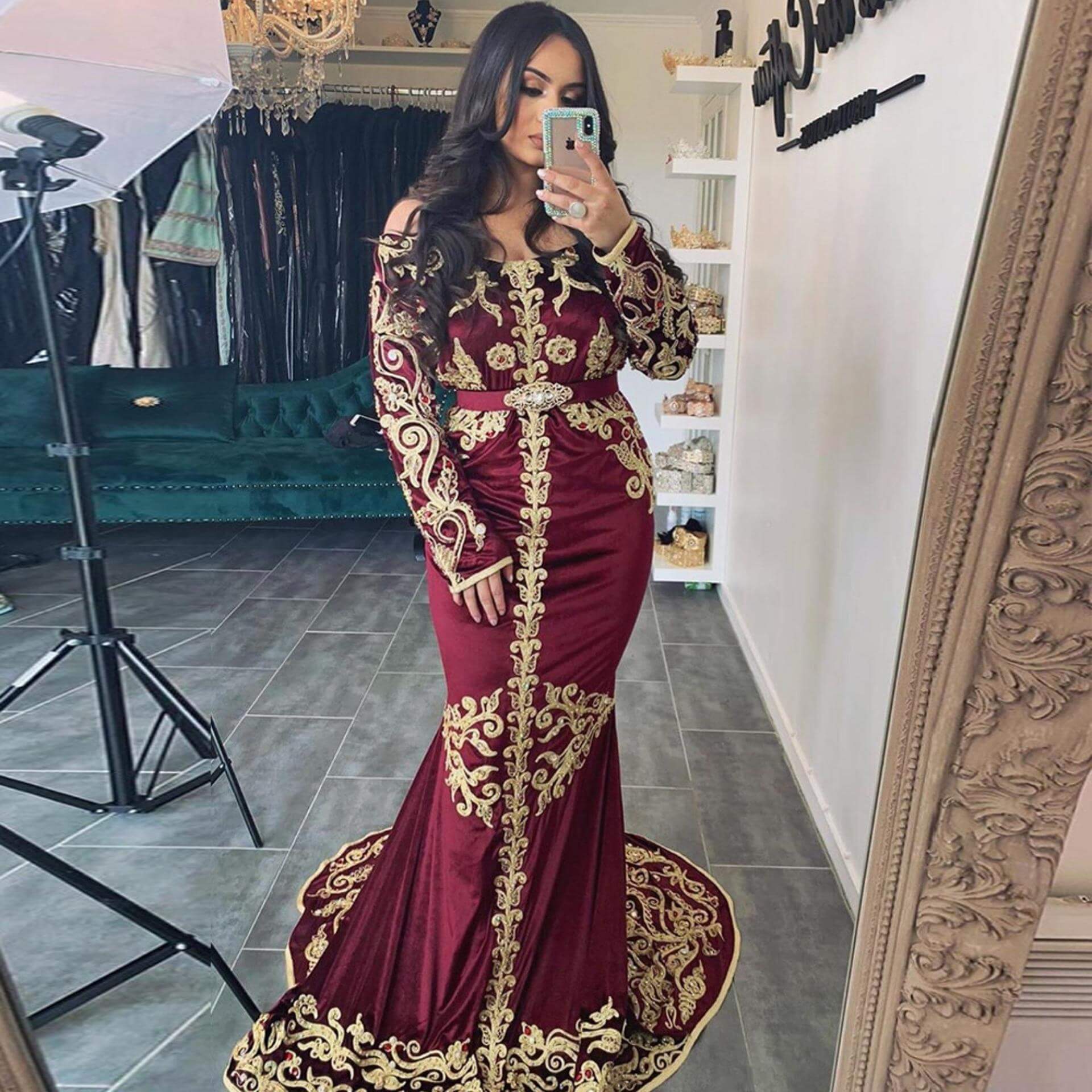 Caftan MariageMarocain Rouge – Image 3