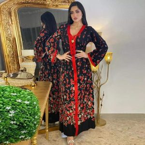 Caftan MarocainNoir Sari