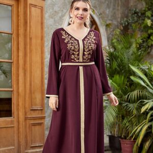 Robe Caftande Soirée Grande Taille