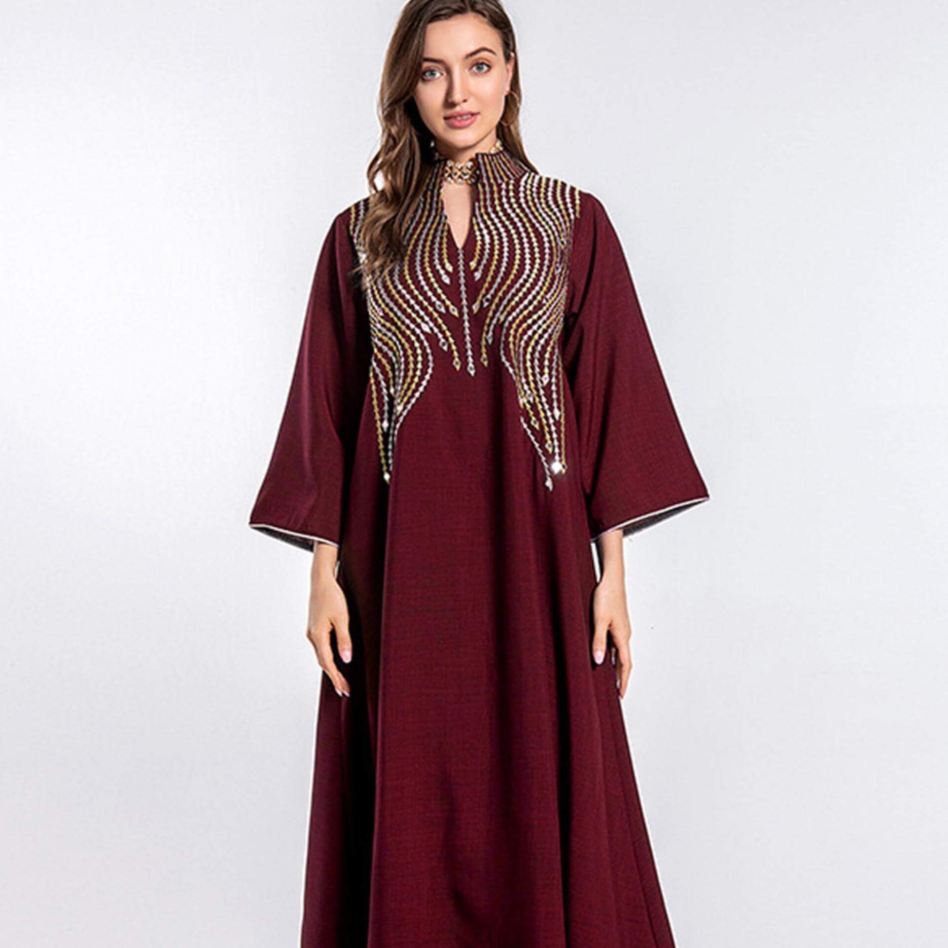 Djellaba MarocaineFemme Rouge – Image 2