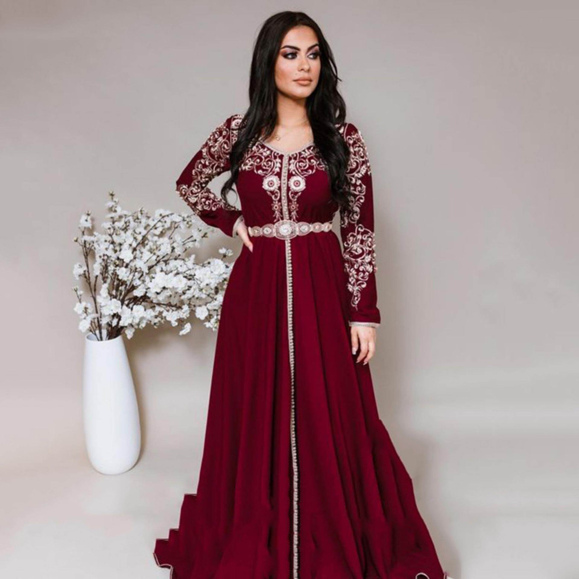Caftan MariageBordeaux – Image 3