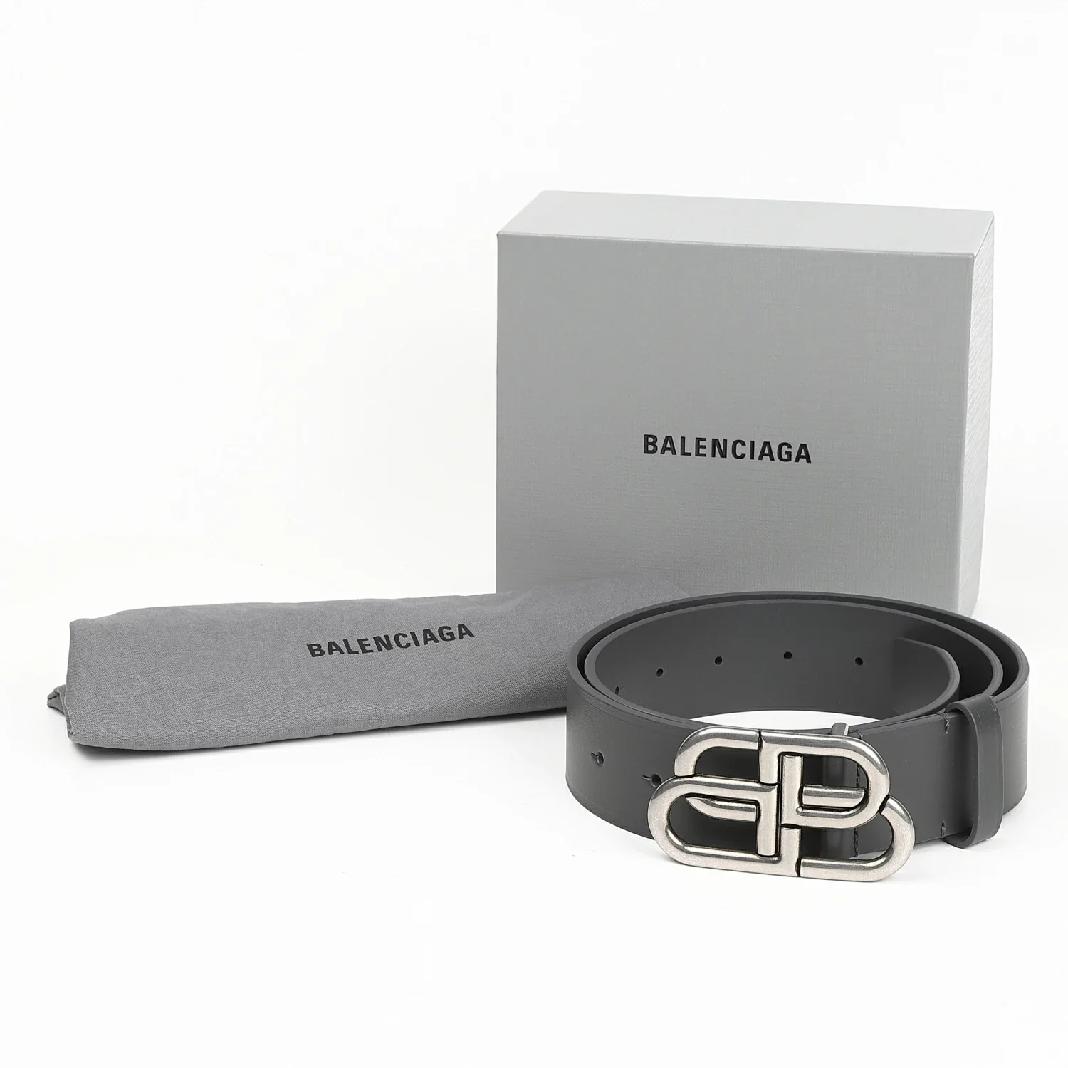 Balenciaga Belt BB Fossil Grey – Image 2