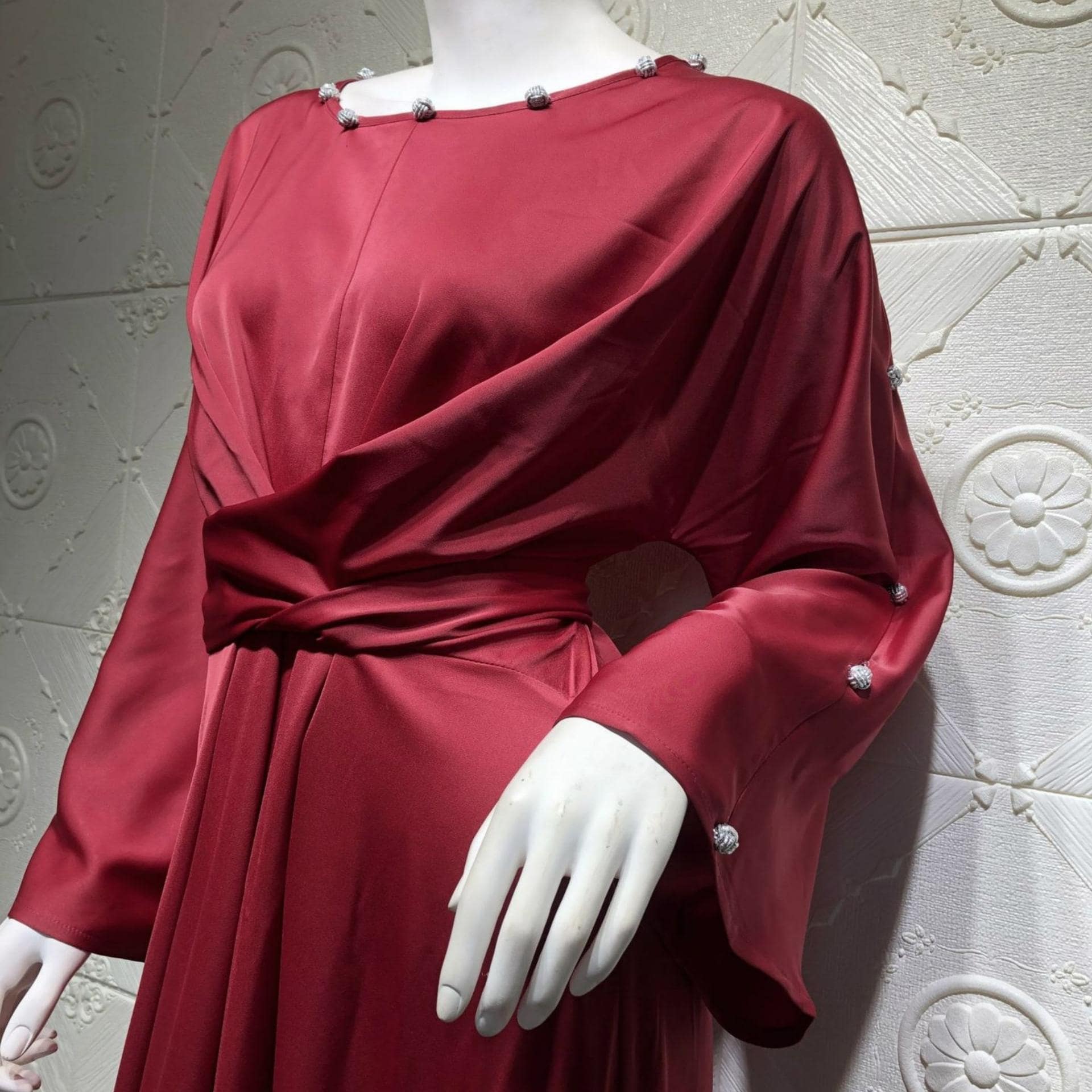 Abaya Femme Rouge – Image 6