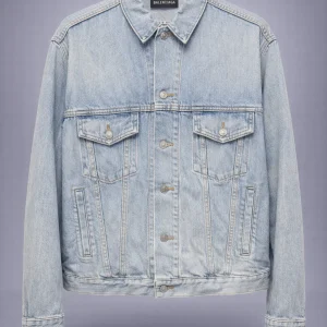 Balenciaga Denim Jacket Light Blue