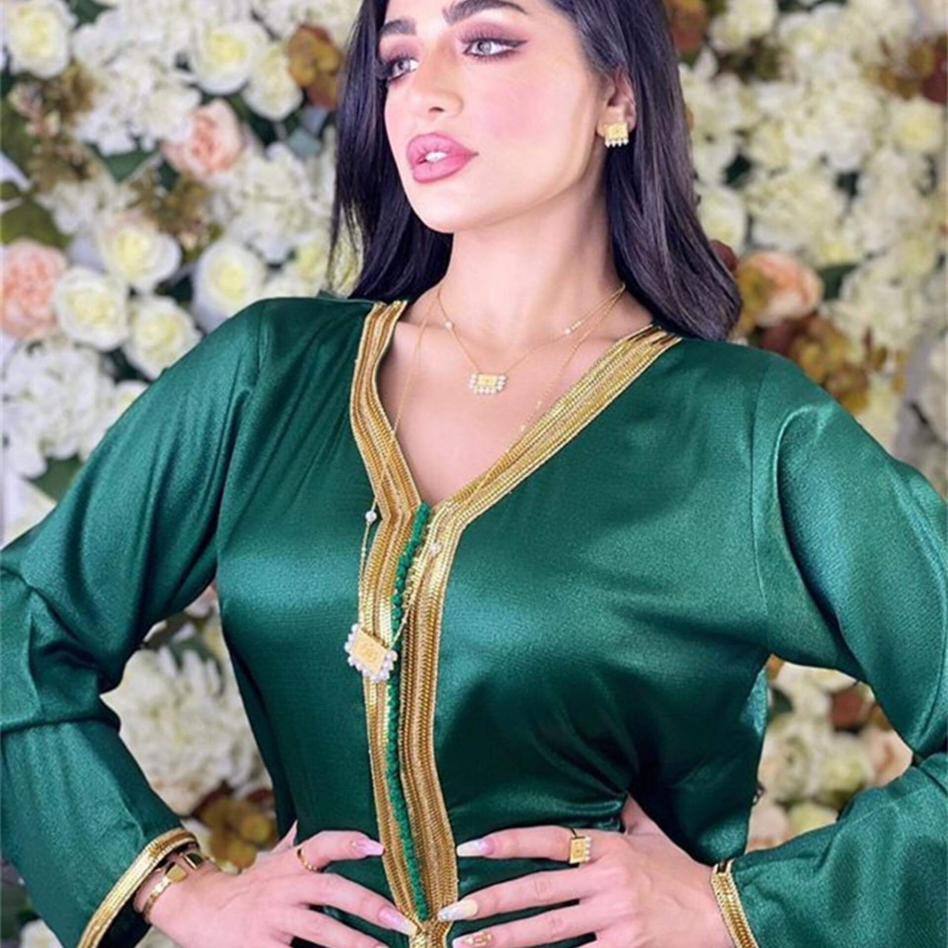 Djellaba Marocaine Verte – Image 4