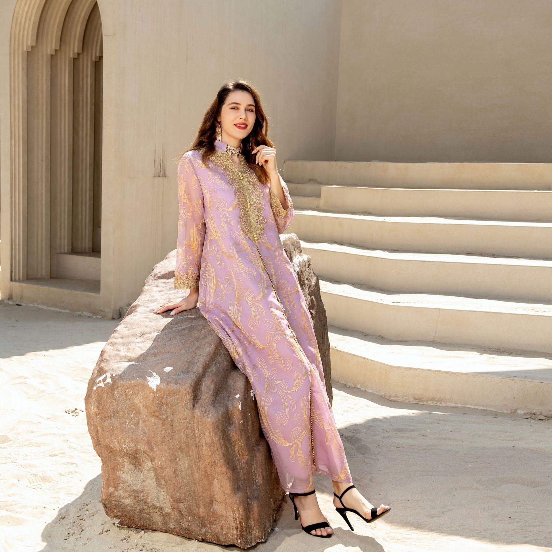 Djellaba FemmeAvec Dentelle – Image 4