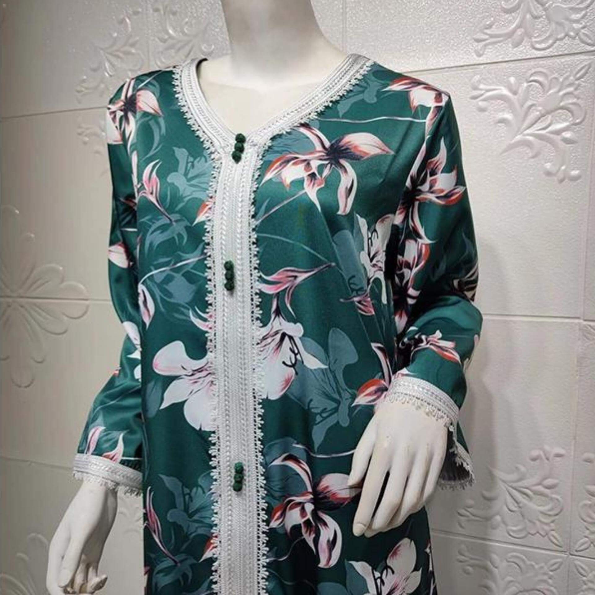 Caftan MarocainVert Moderne – Image 5