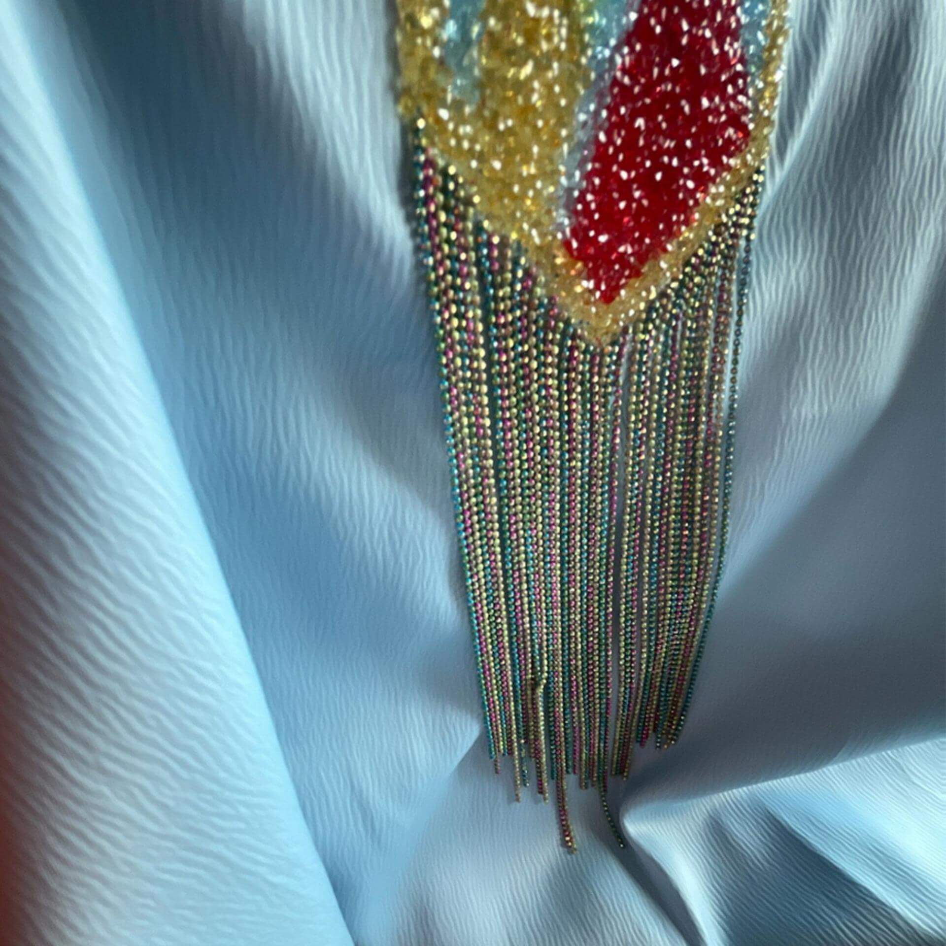 Robe CaftanBleu Ciel – Image 5