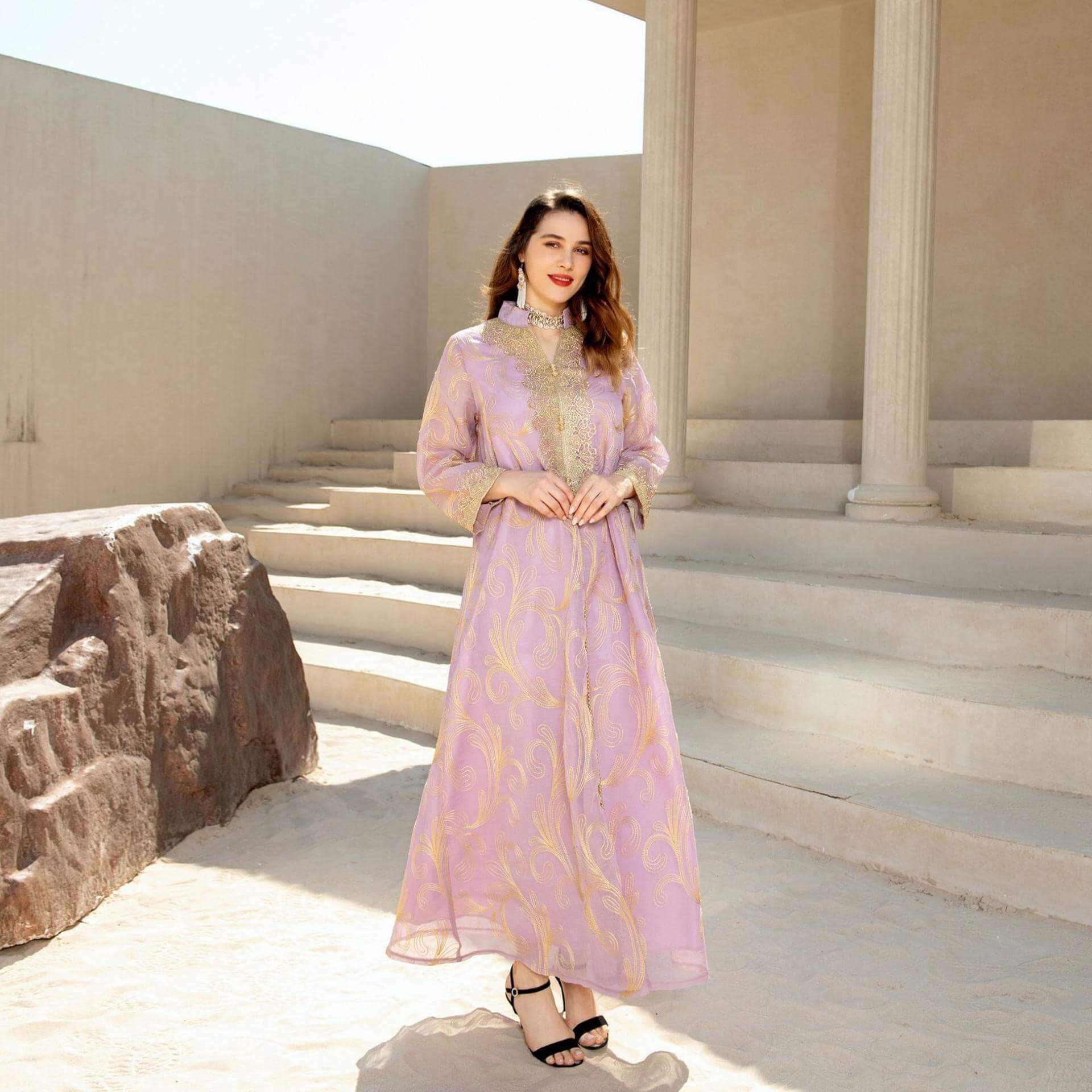 Djellaba FemmeAvec Dentelle – Image 5