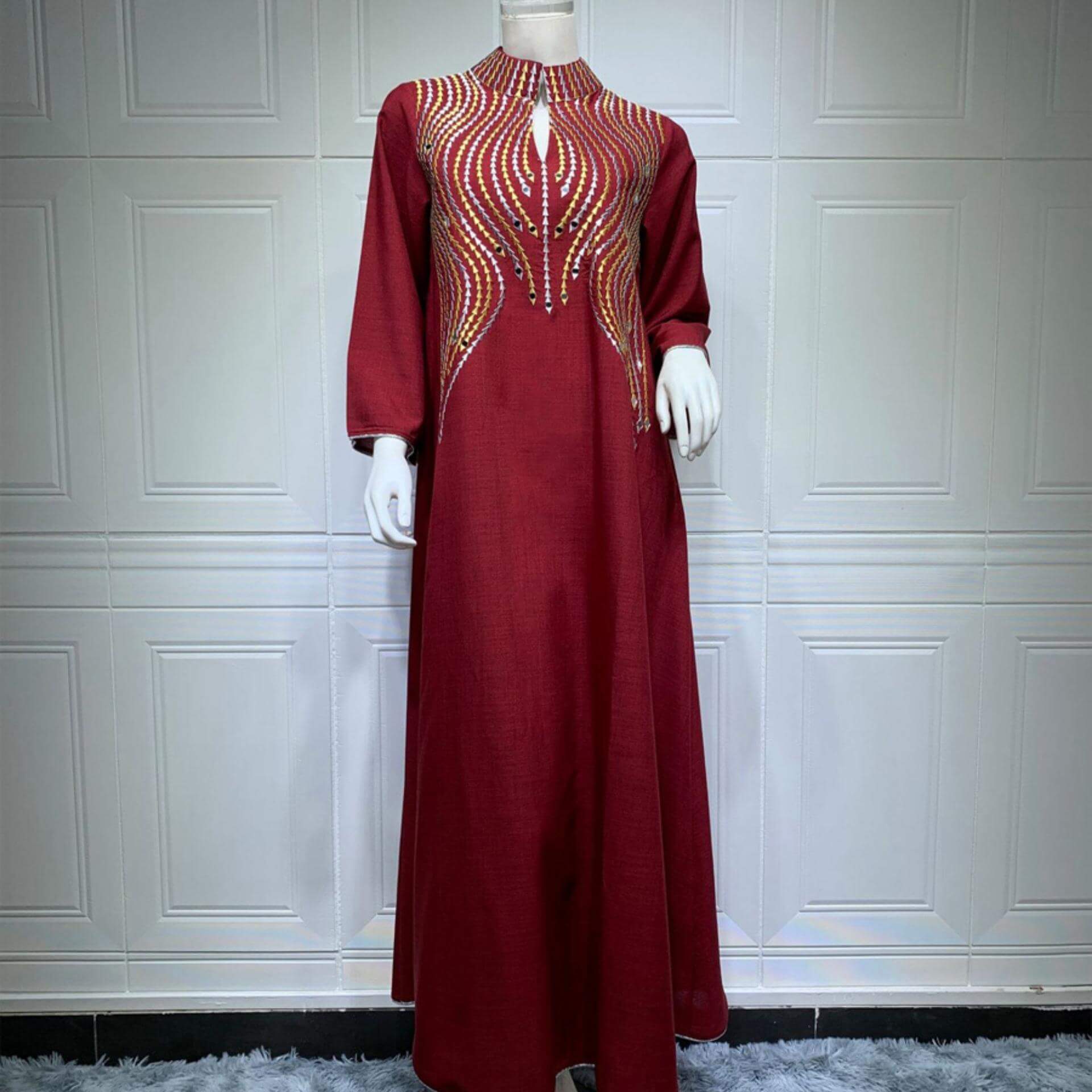 Djellaba MarocaineFemme Rouge – Image 5