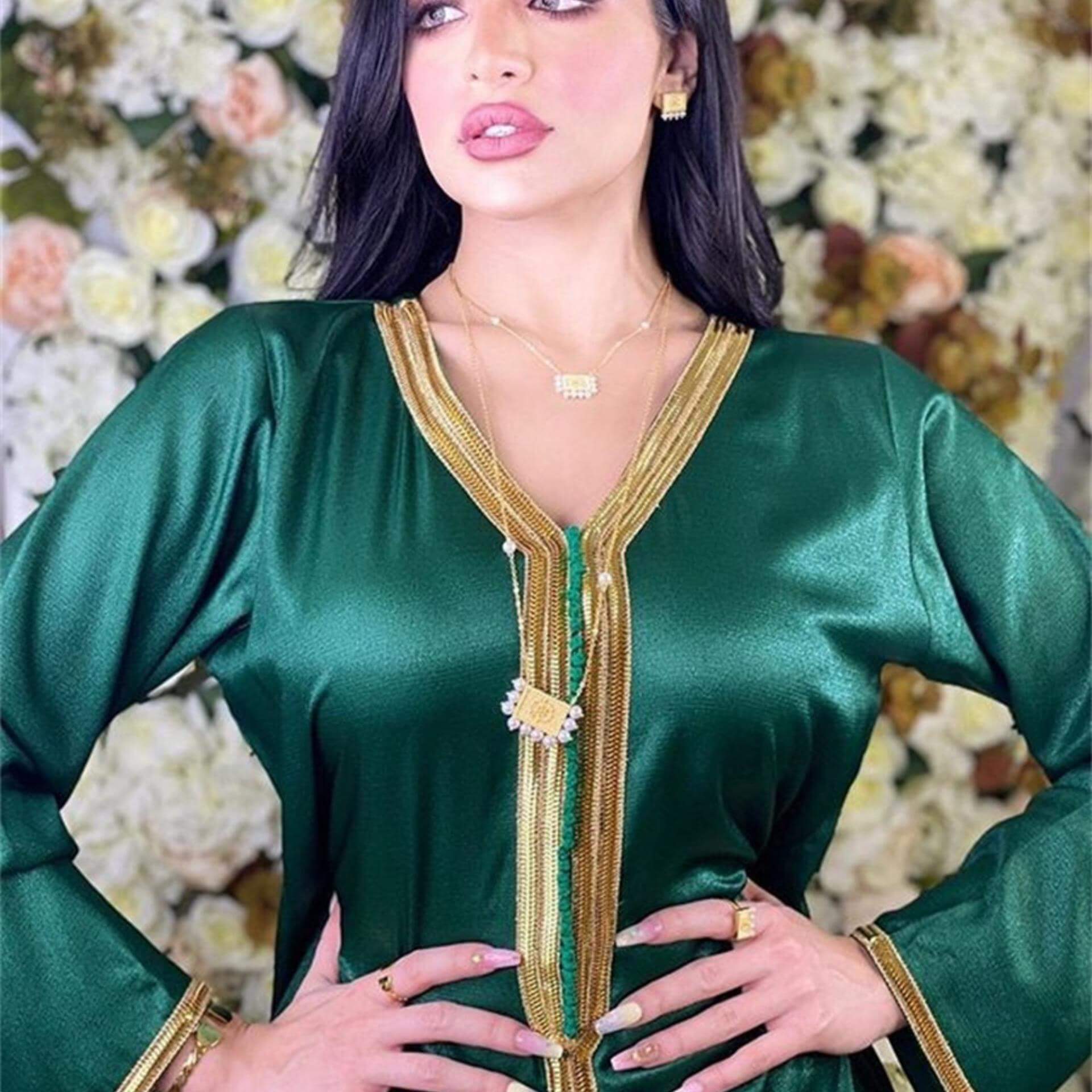 Djellaba Marocaine Verte – Image 5