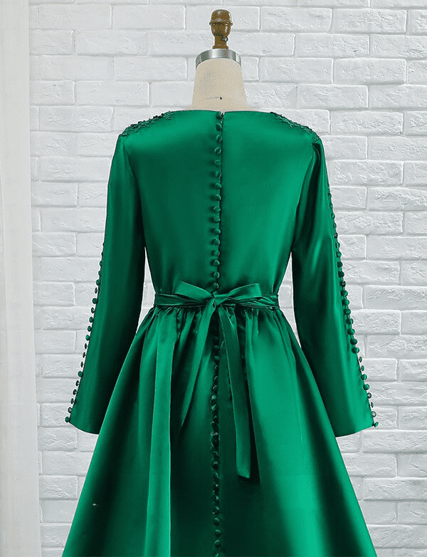 Caftan Robe de Mariage Vert – Image 7