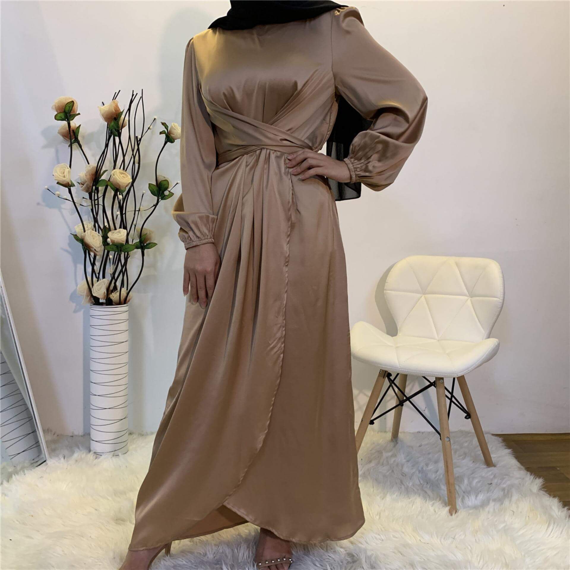 Djellaba MarocaineFemme Robe – Image 3