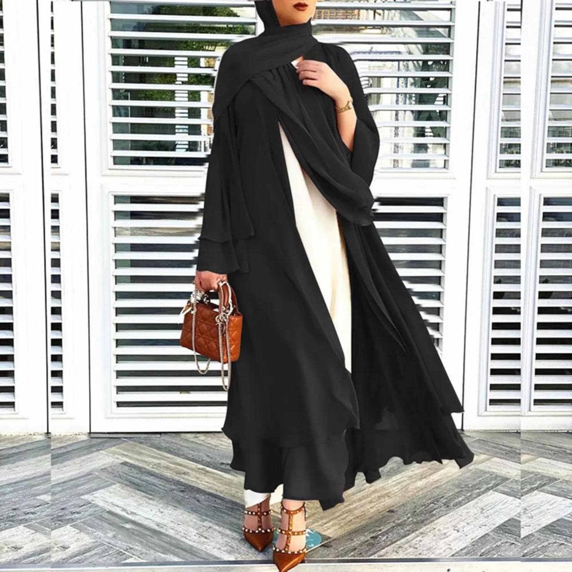 Abaya FemmeNoire Simple – Image 3