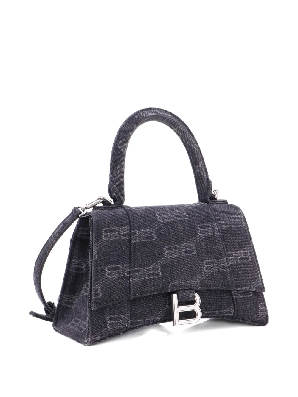 Balenciaga Hourglass BB Black Denim – Image 3
