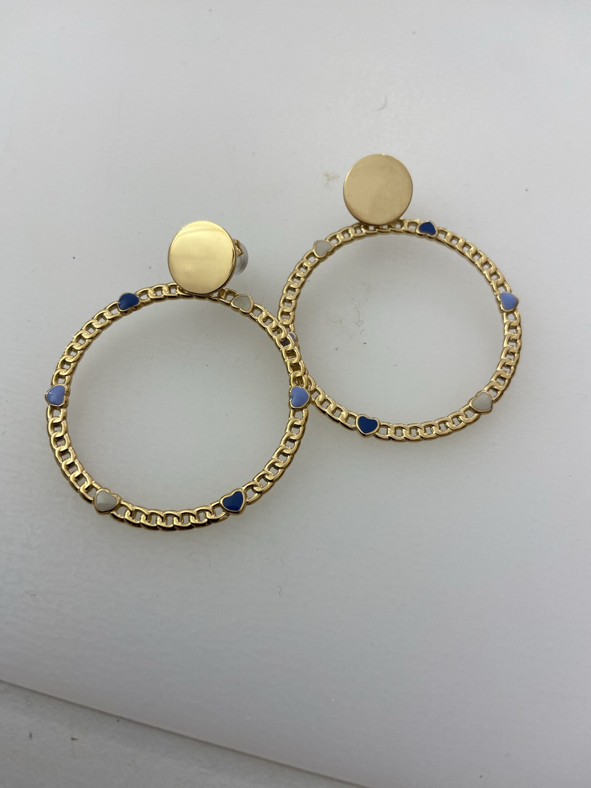 Puces d’oreilles cercle en maille – Image 4