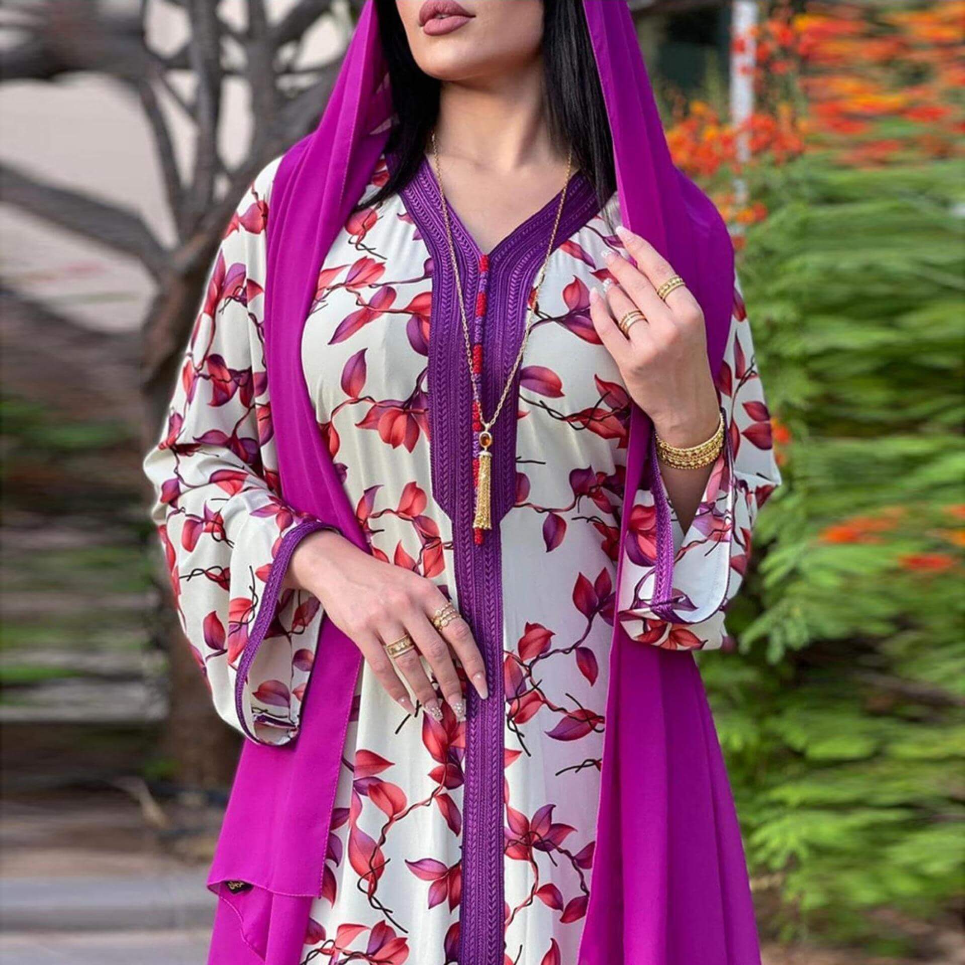 Caftan MarocainViolet – Image 7
