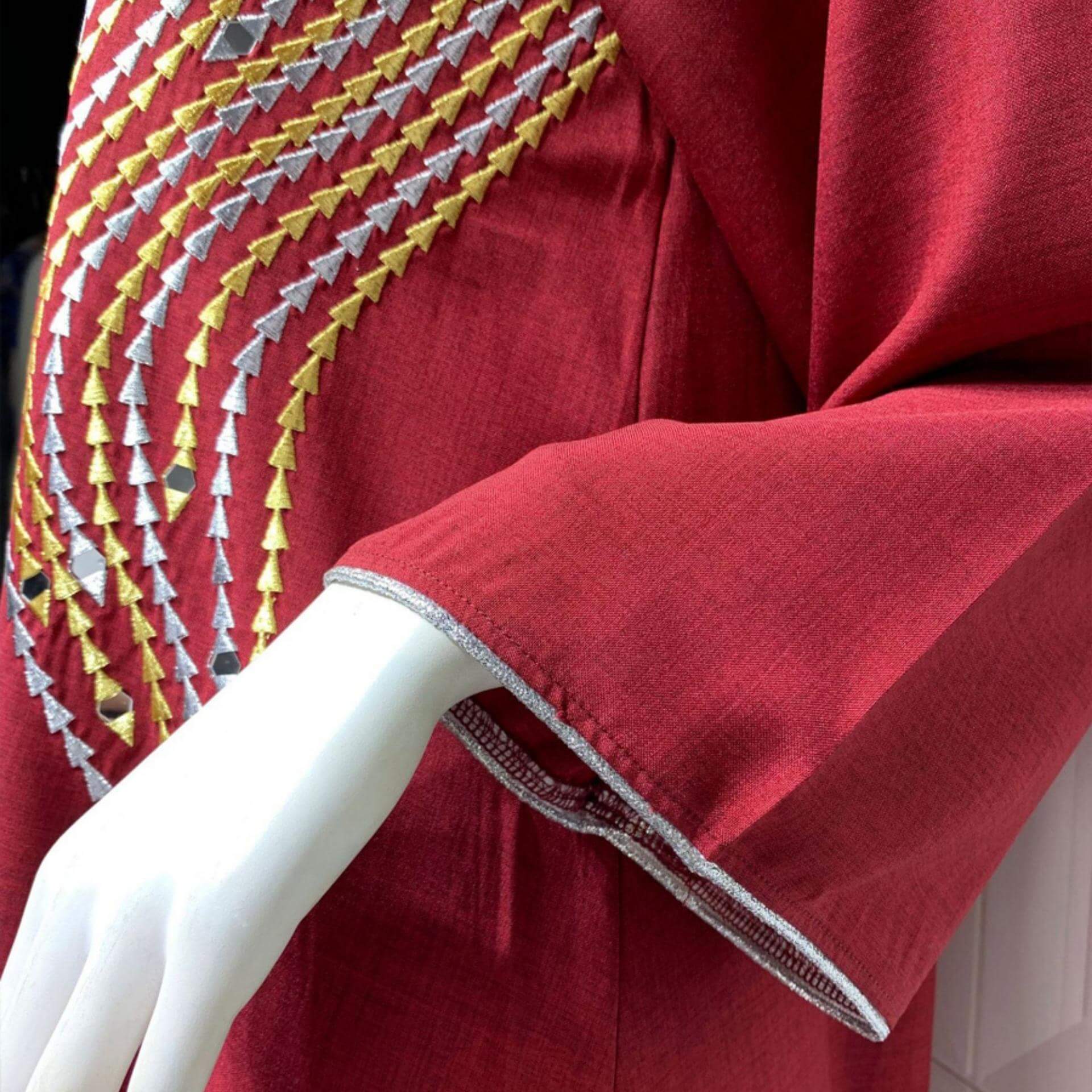 Djellaba MarocaineFemme Rouge – Image 7