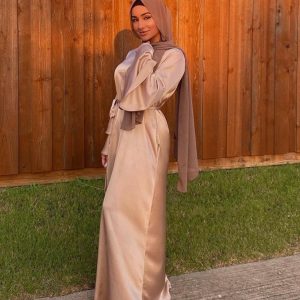 Djellaba Femme Beige