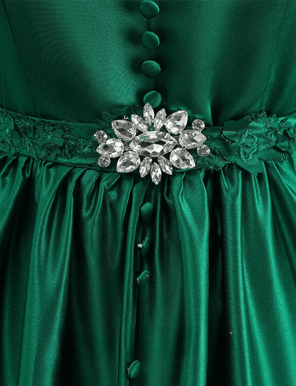 Caftan Robe de Mariage Vert – Image 9
