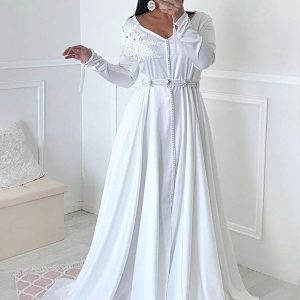 Robe de Mariée Marocaine Blanc