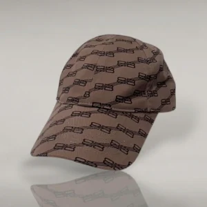 Balenciaga Hat Cotton Drill Beige/Brown