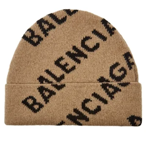 Balenciaga Beanie Beige/Black