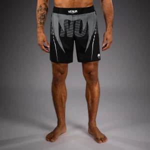 Fightshorts Venum Adrenaline – Noir/Argent/Gris