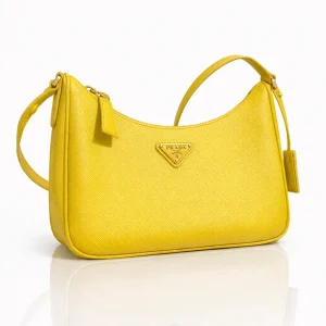 Prada Saffiano Yellow Bag