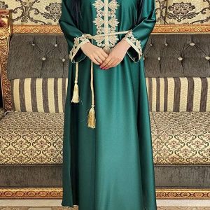 Robe Longue avec Ceinture