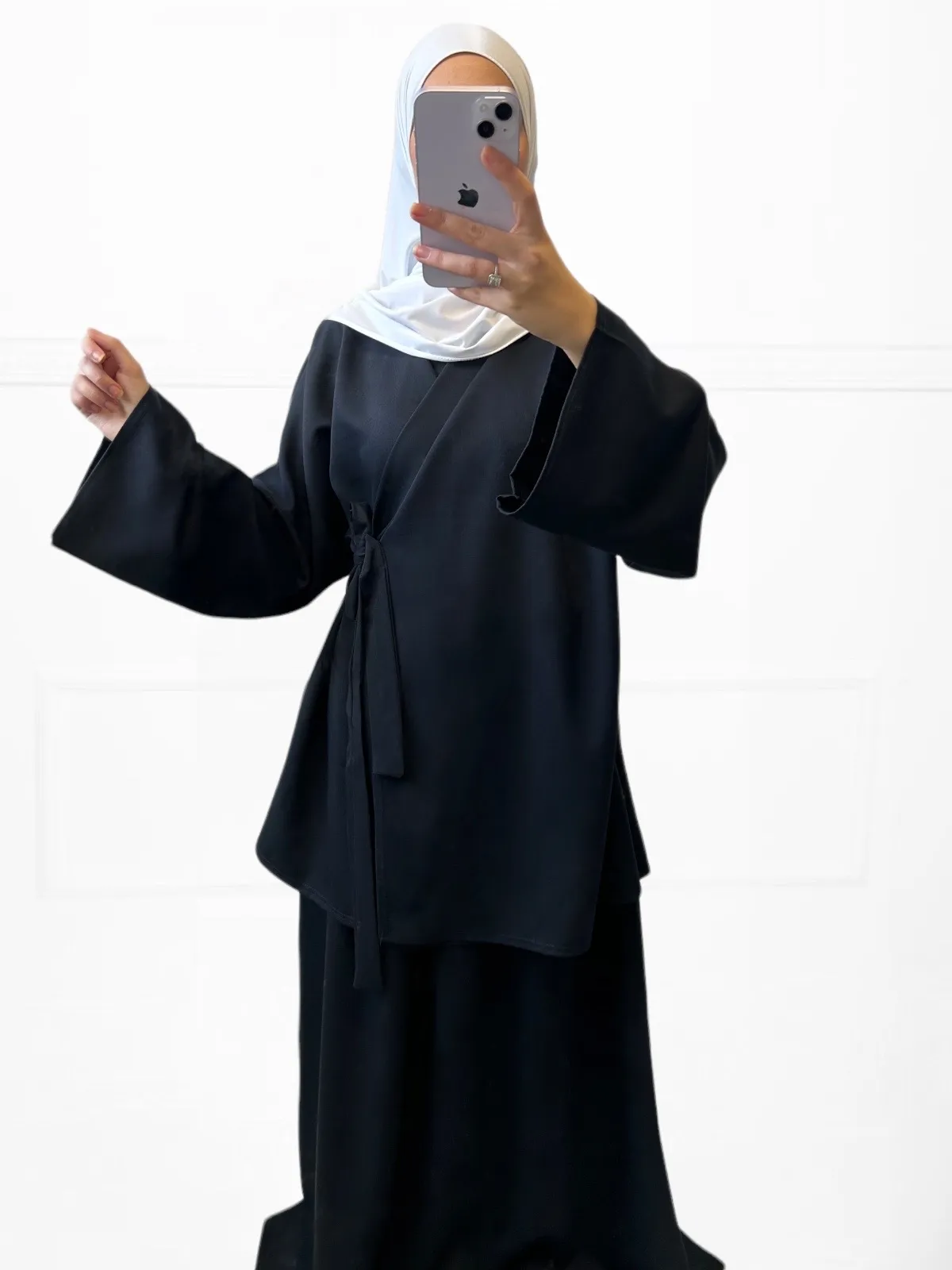 Ensemble Kimono et Jupe tissu épais – Image 7