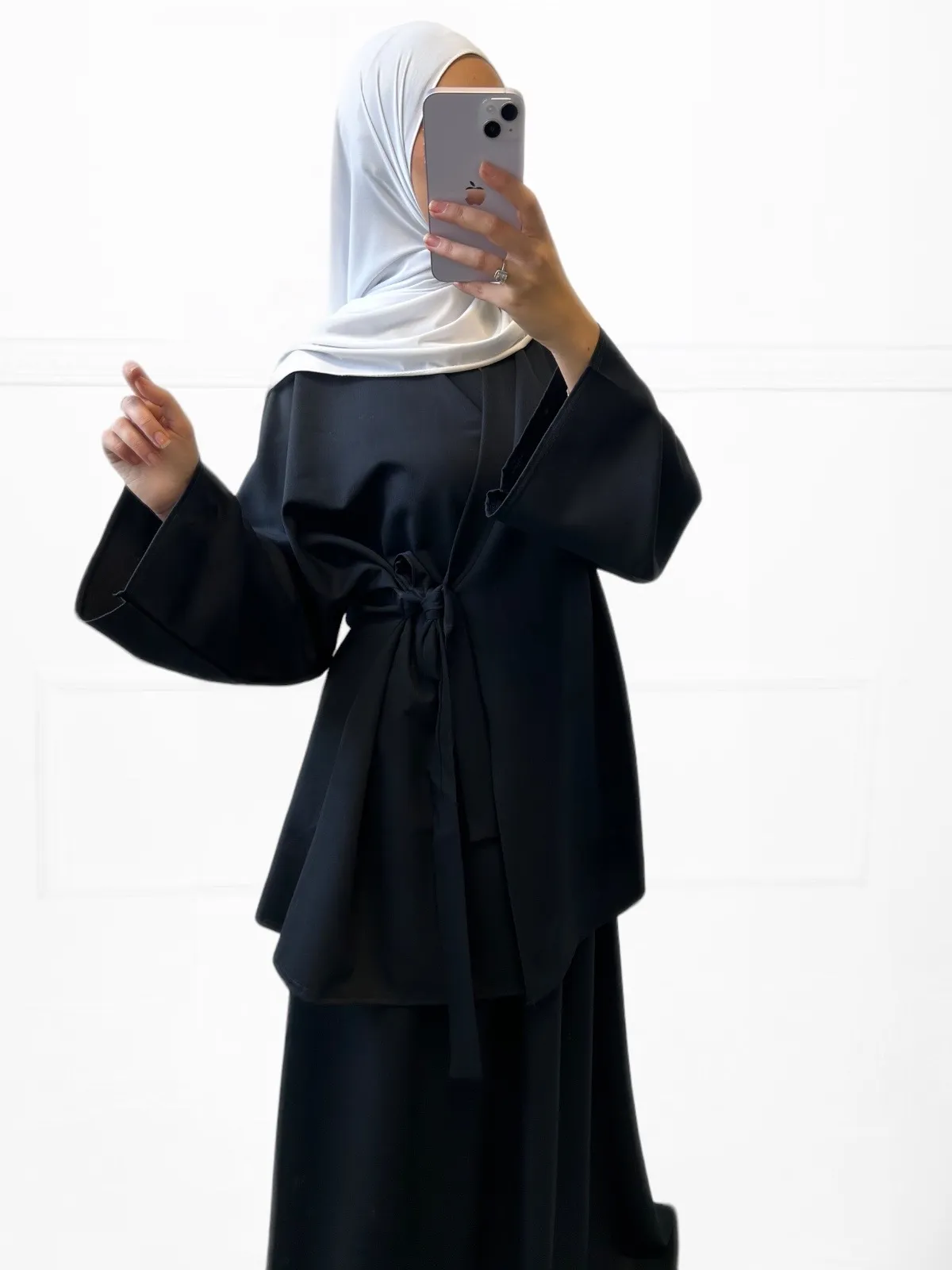 Ensemble Kimono et Jupe tissu épais – Image 8