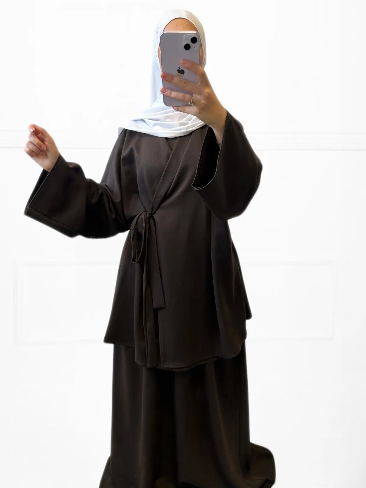 Ensemble Kimono et Jupe tissu épais – Image 9