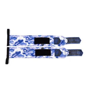 Bande poignet Camouflage bleu