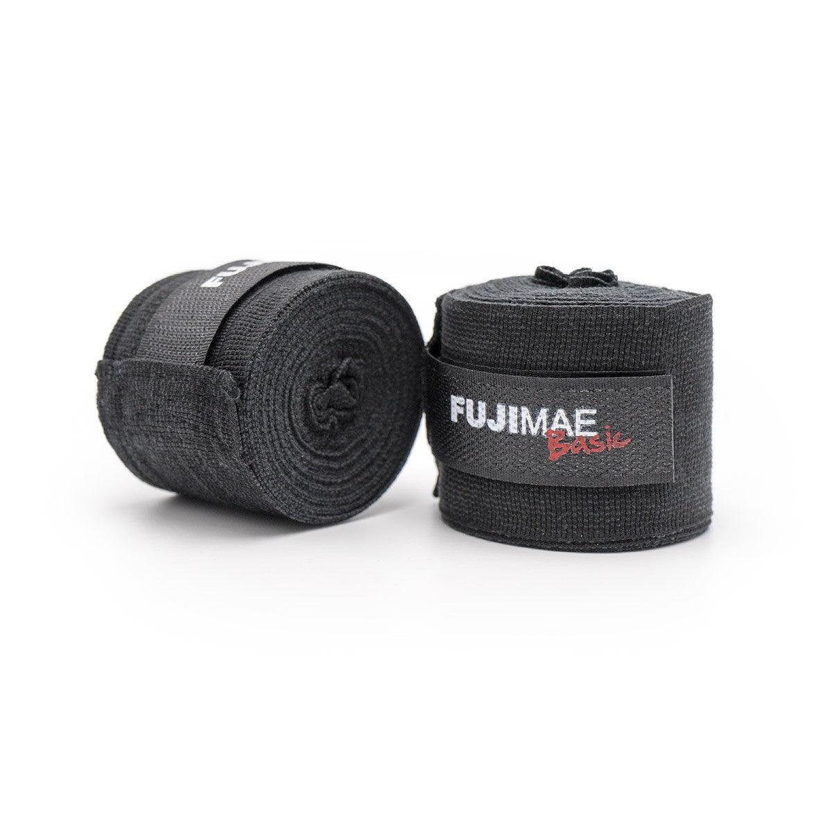 Bandes de Boxe FUJIMAE Basic Noir – Protection & Confort - 20400