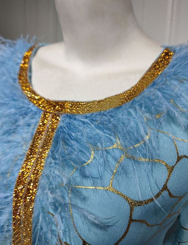Robes caftan avec feuilles d’or et strass – Image 8