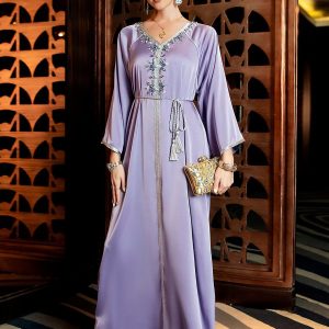 Caftan Mode Robe Longue Mince