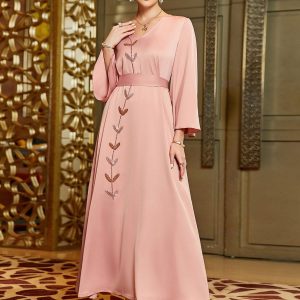 Caftan Mode Robe à col en V