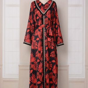 Robe de chambre imprimée