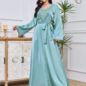 Robe perlée Abaya Mode