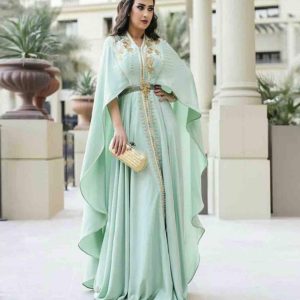 Caftan MariageVert d’Eau